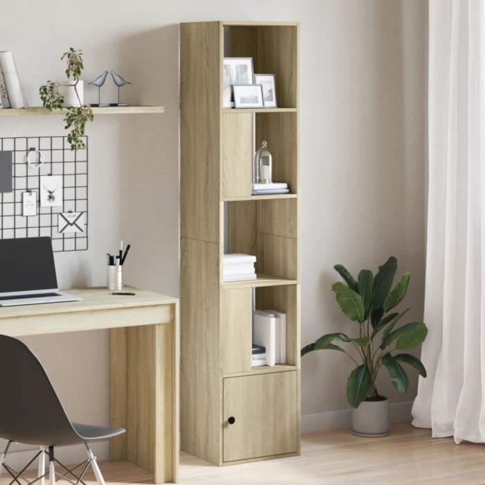 vidaXL Bibliotecă, stejar sonoma, 40x36x189 cm, lemn prelucrat 848243