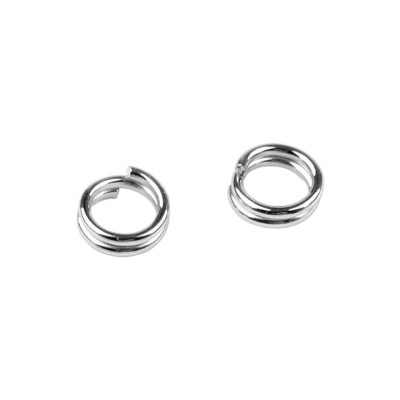 Set 380 inele metalice de conectare Crisalida, diametru 4 mm, Argintiu foto
