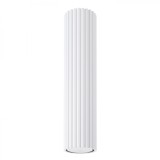 Lampă De Tavan Karbon Alb Din Aluminiu, 1 Bec Tub Minimalist De Interior.