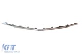 Parte de decorare inferioara a grilei medii potrivita pentru bara de protectie frontala A Design tip S65 pentru Mercedes S-Class W222 2013-2017 Perfor