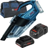 Bosch GAS 18V-1 + ProCORE + GAL 1880 CV + 1619BZ0100 - Aspirator 60 mbar + Set acumulator si incarcator Li-Ion 18 V 4 Ah + Geanta textila