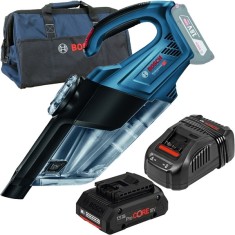 Bosch GAS 18V-1 + ProCORE + GAL 1880 CV + 1619BZ0100 - Aspirator 60 mbar + Set acumulator si incarcator Li-Ion 18 V 4 Ah + Geanta textila foto