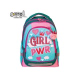 Ghiozdan anatomic LIGHT GIRL POWER, 41 cm &ndash; S-COOL