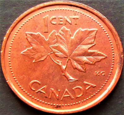 Moneda comemorativa 1 CENT - CANADA, anul 1952 - 2002 *cod 3494 B foto
