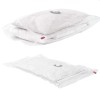Sac Vidat Haine 70x110 cm Transparent Reutilizabil Protectie Anti-Mucegai, Insecte, Umezeala Aspirator Inclus