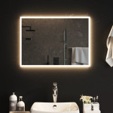 VidaXL Oglinda de baie cu LED, 50x70 cm