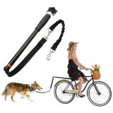 Lesa hands-free de caini pentru bicicleta, Sersimo, Negru Household NewTrend