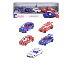MAJORETTE FRENCH TOUCH SET 5 MASINUTE METALICE SCARA 1:64 foto