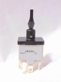 Intrerupator comutator industrial APEM 1 3548 G6 TOGGLE SWITCH On-Off-Momentan