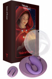 Vibrator Cuplu PleasureBerry FairyGasm, 10 Moduri Vibratii, Remote Control, Silicon, USB, IPX7, Mov