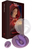 Vibrator Cuplu PleasureBerry, 10 Moduri Vibratii, Remote Control, Silicon, USB, IPX7, Mov