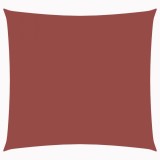 Cumpara ieftin Panza parasolar, caramiziu, 5x5 m, tesatura oxford, patrat