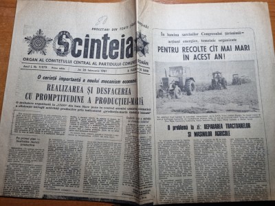 scanteia 26 februarie 1981-art.tulcea bacau,timis,vaslui foto