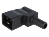 Conector de alimentare IEC C20 unghi 250V/16A, 4789.1200, Oem