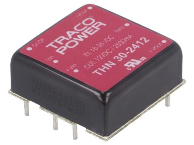 Convertor DC/DC 30W 18-36V la 12V 2500mA foto