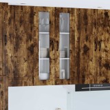 vidaXL Dulap de bucătărie cu raft Stejar fumuriu 60 x 31 x 100 cm 885530