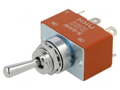 Comutator Basculant DPDT ON-ON 10A/250VAC 20A/30VDC foto