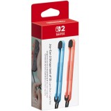 Set 2 curele pentru Nintendo Switch Joy-Con 2, Light Blue/Light Red
