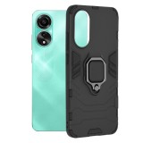 Husa telefon compatibila oppo a78 4g, inel magnetic tip suport auto, negru