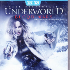 Blu Ray 3D: Underworld - Blood Wars ( original, 2 discuri: versiuni 2D si 3D )