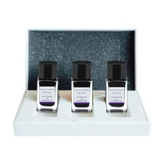 Set 3 rezerve cerneala Iroshizuku Murasaki Pilot 15 ml violet Cerneala Iroshizuku mini Violet Murasaki Shi 15 ml 3 bucati set