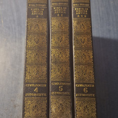 Viata in Grecia antica 3 volume Will Durant editie de lux