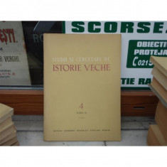 Studii si cercetari de istorie veche vol.4 tomul 15 1964 , Em. Condurachi