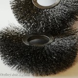 Perie sarma otel pentru slefuitor 120 mm - 0,45 mm