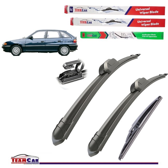 Stergatoare Opel Astra F Hatchback (1991&ndash;1998) TeamCar&reg; Flat &ndash; Set complet