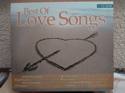 CD - Love Songs - Best Of, Album 3CD&amp;#039;s-Set, Made in The EU. foto