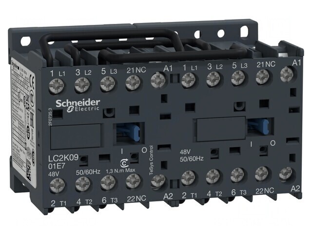 Contactor Reversibil 3 Poli cu 3 Contacte Auxiliare NC