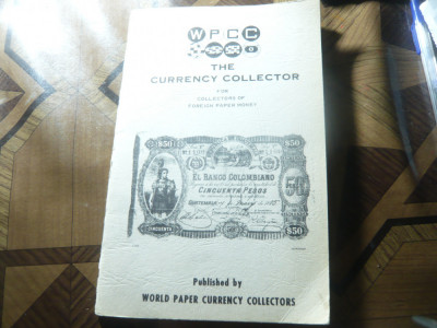 Revista pt. Numismati -Bancnote -The Currency Collector 1969 , 27 pag. lb. engl foto