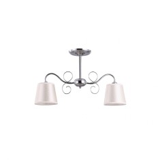 Lustra Ivy Crom+Alb 2xE27 60W foto