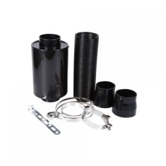Filtru aer auto universal sport cu turbina si tubulatura cu 3 adaptoare