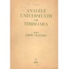 Colectiv - Analele universitatii din Timisoara II - 1964. Seria