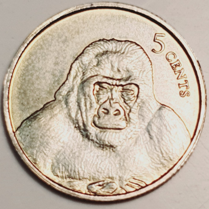 3287 Kiribati 5 cents 2003 Monkeys km 40