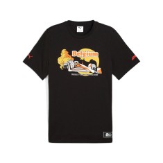 Formula 1 tricou de bărbați Belgium GP black 2025 - S