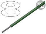 Cablu litat verde 18AWG PVC 30m 600V