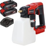 Einhell GE-WS 18/10 Li PXC + Twinpack CB + 4514095 - Pulverizator 1.3 bar 1 l + Set 2 acumulatori si incarcator Li-Ion 18 V 2.5 Ah