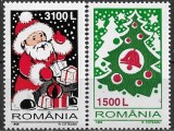 C2937 - Romania 1999 - Craciun 2v. neuzat,perfecta stare, Nestampilat