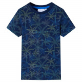 Tricou pentru copii, bleumarin, 140 GartenMobel Dekor, vidaXL