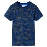 Tricou pentru copii, bleumarin, 140, vidaXL