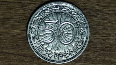 Germania - moneda de colectie istorica - 50 pfennig / reichspfennig 1928 A (Berlin) AUNC - Weimar Republic foto