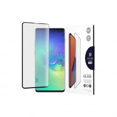 Folie Sticla pentru Samsung Galaxy S10 Plus Dux Ducis Tempered Glass Negru foto