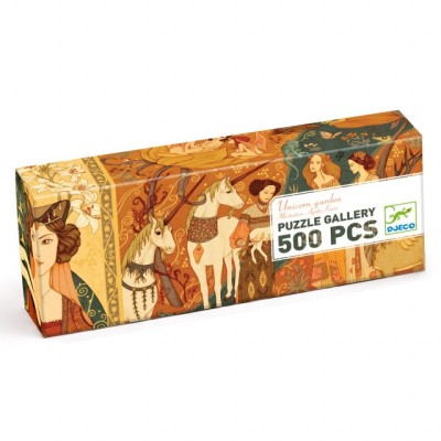 Puzzle galerie Gradina cu unicorni, Djeco foto