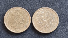 Danemarca 10 kroner coroane 2008 foto