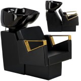 Scafa coafor Tomas pentru salonul de coafură și frizerie cu bol ceramic mobil armătură baterie si cască