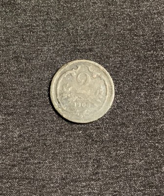 Moneda 2 heller 1903 Austria foto
