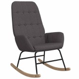 Scaun balansoar, gri inchis, material textil