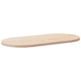 Cumpara ieftin Blat de masă, 110x55x2,5 cm, lemn masiv de pin, oval